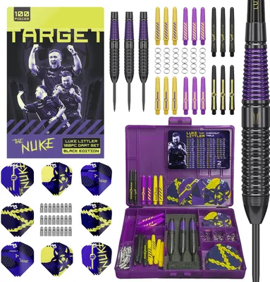 Produktbild von Target Darts Luke Littler Brass Dartpfeile mit Stahlspitzen, 22G
