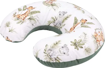 Produktbild von Savanna Fun & Olive Velvet Stillkissen mit abnehmbarem Bezug