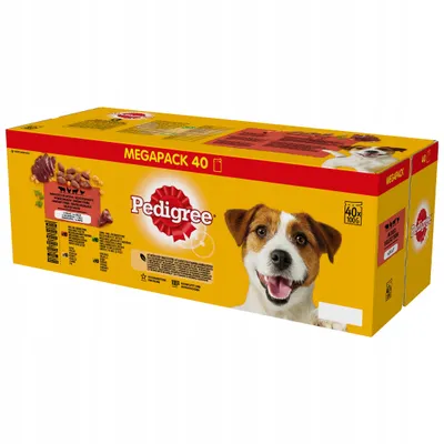 Zdjęcie produktu dla Pedigree 5900951267833, Dorosły, Każda rasa, Wołowina, Kurczak, Ryba, Wątróbka z kurczaka, 100 g