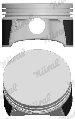 Produktbild von NÜRAL 87-141300-00 Kolben für FORD Fiesta Mk5 Schrägheck (JH1, JD1, JH3, JD3) FOCUS (DAW, DBW) FUSION (JU) FOCUS Kombi (DNW) für MAZDA 2 (DY)