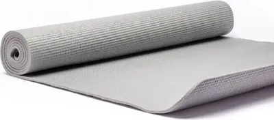 Image de Yogi & Yogini Tapis de yoga en PVC Gris – 1200 g ; 61x183x0,5cm