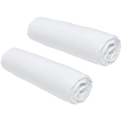 Image de Set de 2 draps de lit Today, 90x190cm, blanc