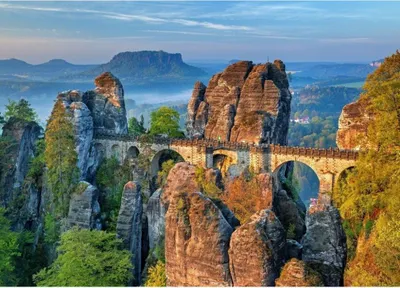 Produktbild von BLUEBIRD Puzzle Skalní most Bastei 500 dílků