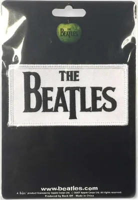 Produktbild von The Beatles Drop T Logo 2 Aufnäher zum Aufnähen