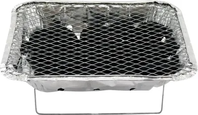 Produktbild von Grill Kompakt Portable Einmalig Mit Kolle Und Anzündkohle 32X25Cm