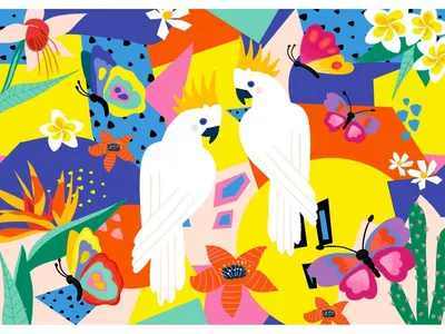 Produktbild von ENJOY Puzzle Kakadu 1000 Teile
