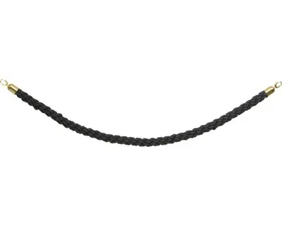 Produktbild von Securit - Kabelverkaufsposten Gold 150 cm schwarz | 1 Stück