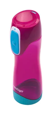 Produktbild von ContiGo! Trinkflasche Swish Autoseal, große BPA-freie Kunststoff Wasserflasche für Kinder, 100% auslaufsicher mit automatischer Verriegelung, für Sport, Kindergarten, Kita, Schule, 500 ml