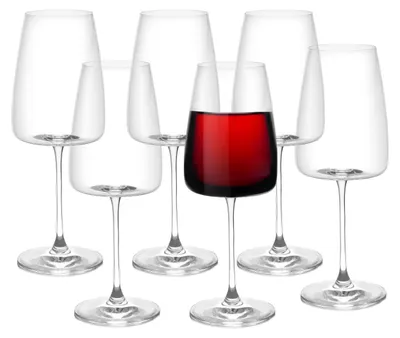 Produktbild von DUKA Gläser Set Thermogläser Trinkgläser - Set mit 6 eleganten 650-ml-Kristallweingläsern von Gustav Duka