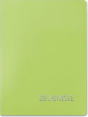 Produktbild von ROTH Zeugnismappe Basic, aus PP, DIN A4, grün