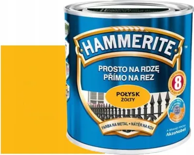 Produktbild von Metallfarbe Gelb 2,5L Hochglanz - Rostschutz, direkt auftragen, langlebig