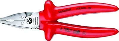 Produktbild von GEDORE VDE 8250-160 VDE-Kraft-Kombinationszange mit Tauchisolierung 160 mm, 1429582