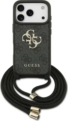 Immagine prodotto di Guess - Crossbody Cord 4G Big Logo (GUHCP17LP4GMGCRK) - iPhone 17 Pro - Nero