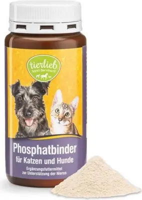 Produktbild von Nahrungsergänzungsmittel Tierlieb Środek Wiążący Fosforany Dla Psów I Kotów (140 g) 8499