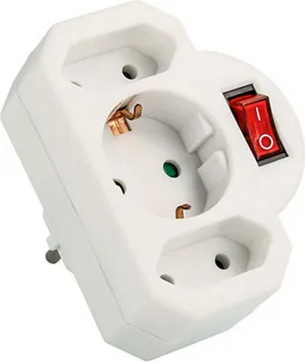 Image de Adaptateur Multiplicateur 3T. C/Interruptor