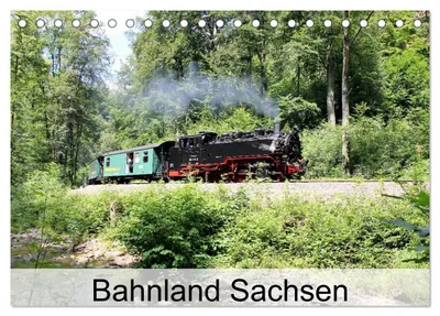 Produktbild von Bahnland Sachsen (Tischkalender 2027 DIN A5 quer), CALVENDO Monatskalender