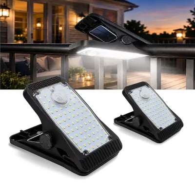Solarleuchte mit Bewegungsmelder, 2er-Set, warmweiß, IP65