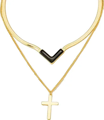 Image de Collier AI-29909 Doré - Élégance et Sophistication KP29909