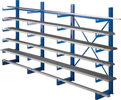 Produktbild von K1000 Kragarmanbaur.Set 1-seitig - 2000x500 mm, Achsmaß 1250 mm