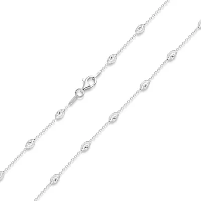 Produktbild von MATERIA by Matthias Wagner Damen Halskette mit Kugeln 925 Sterling Silber  Germany K90, Länge Halskette:40 cm