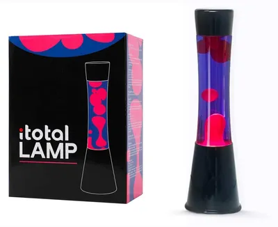 Produktbild von I-TOTAL® Lavalampe Magie Lavaspektakel: Einzigartig Lila Rose Gravity