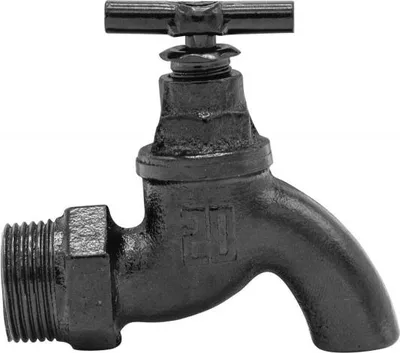 Produktbild von MyTube-Hahn, 25 mm Durchmesser, schwarz