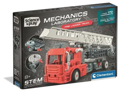 Produktbild von Fahrzeug Mechanics Feuerwehrauto Bausatz Clementoni