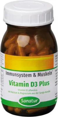 Produktbild von Sanatur Vitamin D3 Plus 90 Kapseln