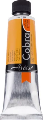 Produktbild von Cobra Artist Wassermischbare Ölfarbe Tube 150 ml Indischgelb 244