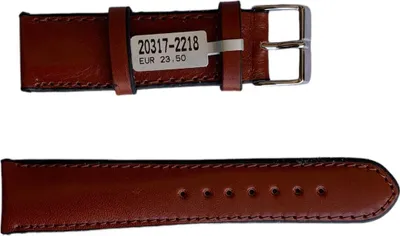 Immagine prodotto di Cinturino in Pelle Marrone Rosso per Orologio 22 mm