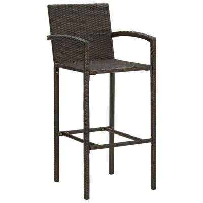 Immagine prodotto di Sgabelli da Bar 4 pz Marroni in Polyrattan