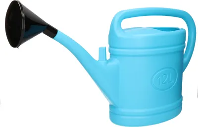 Produktbild von PlasticForte Gieskanne - mit Besenkopf - blau - 12 Liter