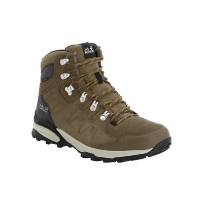 Immagine prodotto di Jack Wolfskin scarpe da donna outdoor scarpe da trekking Refugio Texapore Mid W, Colore:Marrone, Numero di scarpe:EUR 38, Articolo n.:-5238 marrone / albicocca