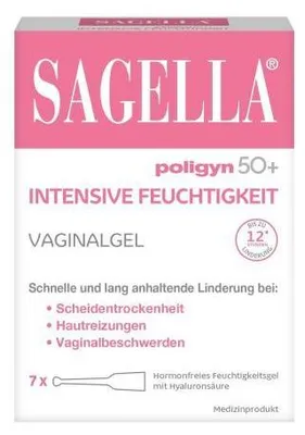 Zdjęcie produktu dla Sagella Poligyn 50+ – intensywnie nawilżający żel, 7 szt.