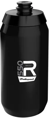 Produktbild von POLISPORT Water Bottle R550 Black Screw-On Cap 550ml