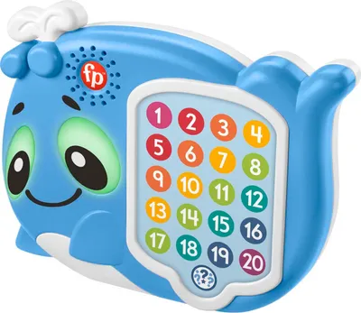 Image de Fisher-Price BlinkiLinkis Quiz Baleine Jouets éducatifs, Jouets pour jeunes enfants