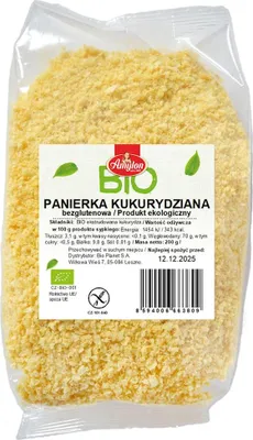 PANIERKA KUKURYDZIANA BEZGLUTENOWA BIO 200 g - AMYLON