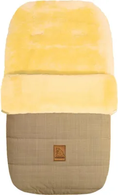 Produktbild von Heitmann Felle Lammfellfußsack Serie "Eisbärchen", Farbe: Beige 968BE