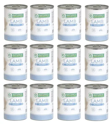 Produktbild von Nature's Protection Welpenlamm 12x400g