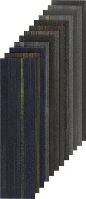 Produktbild von Teppichfliese Aberdeen 25 x 100 cm Anthrazit 82023