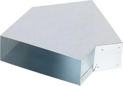 Produktbild von Flachkanal Bogen 45° 150 x 50 mm