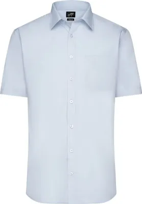 Produktbild von Klassisches Shirt aus pflegeleichtem Mischgewebe light-blue, Gr. S