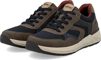 Produktbild von Rieker Herren-Schnürhalbschuh Blau-Braun, Farbe:blau, EU Größe:40