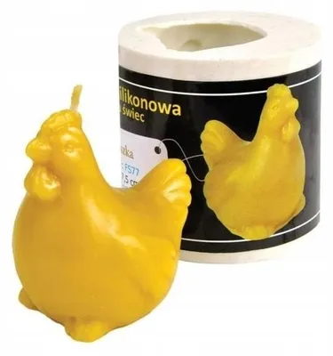 Produktbild von Łysoń Silikonform KOKOSZKA Höhe 7,5cm Kerzenherstellung