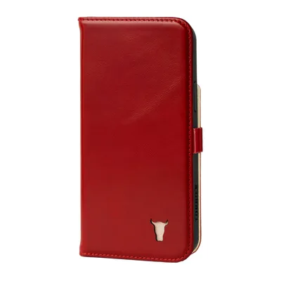 Image de TORRO Étui en cuir pour iPhone 12 / iPhone 12 Pro (avec fonction de support) - Rouge