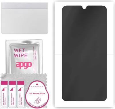 Produktbild von apgo Hydrogel Blickschutzfolie, Matt, kompatibel mit Vivo Y12i, Privacy Displayschutzfolie, Schutzfolie mit Positionierhilfe, Anti-Spy, kratzfest, einfache Montage
