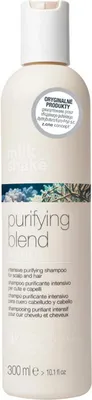 A bottle of Milk Shake Scalp Care Purifying Blend Shampoo.