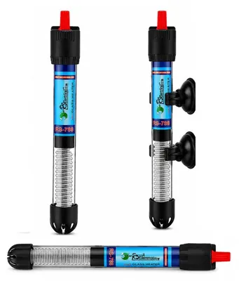 Imagen del producto de Calentador sumergible para acuarios, de 200 W de potencia, adecuado para acuarios de 120-200 litros, elemento calefactor sumergible