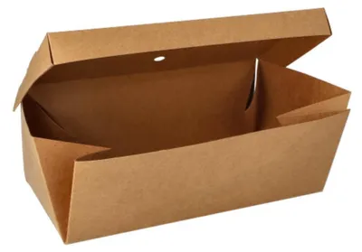 Image de Boîte à baguettes PAPSTAR "pure" pliable Dimensions : 130 x 250 x 100 mm 20 pièces