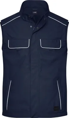Produktbild von Workwear Softshell Light Vest - SOLID - navy, Gr. XL